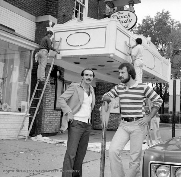 Punch and Judy Theatre - Owners Lou Bitonti And Larry Lyman From Wayne State Library (newer photo)